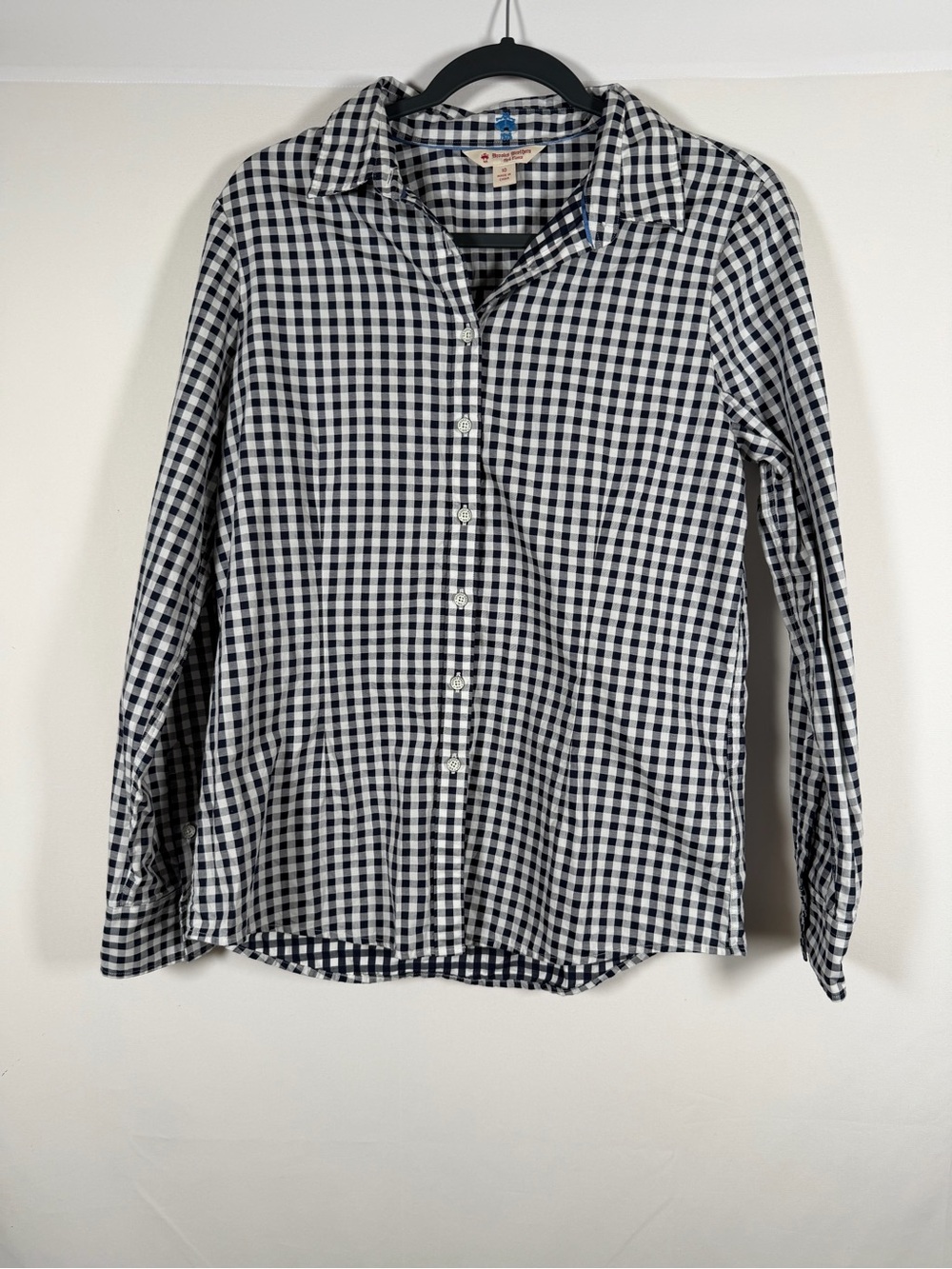 Brooks Brothers Red Fleece Gingham Button-Down Shirt - Old Money, Equestrian